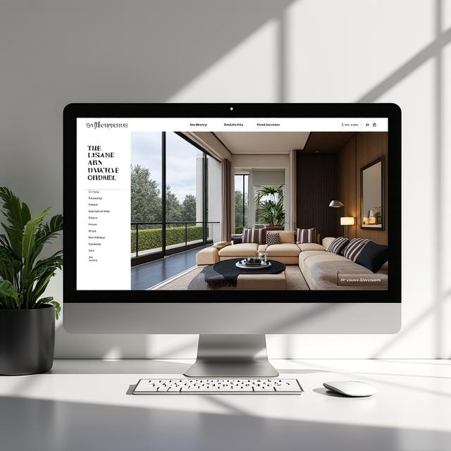 Luxury real estate website for Knightsbridge agency