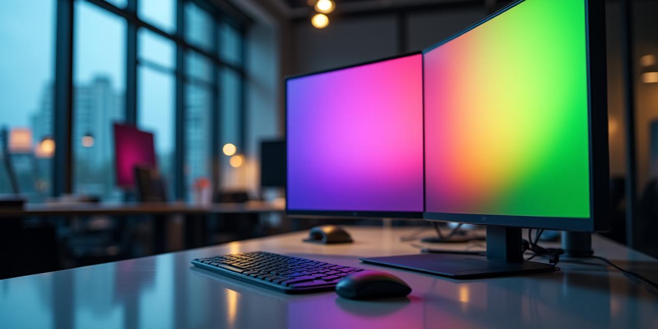 Modern London digital workspace with high-tech interface