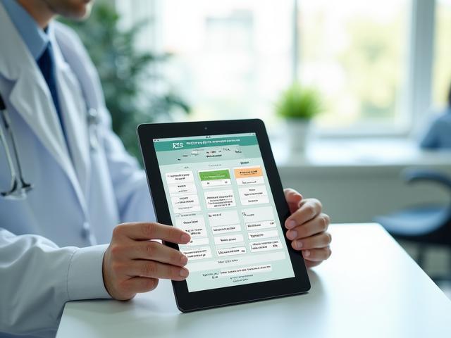 Secure telemedicine portal on a tablet